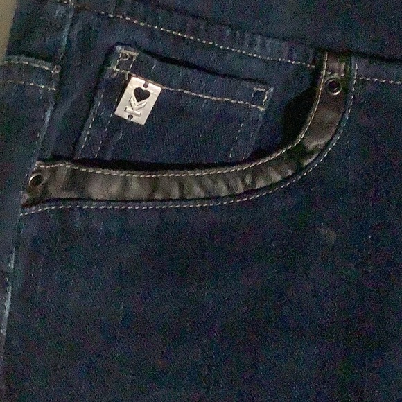 Belle by Kim Gravel Flexibelle Straight Leg Jeans 18W Petite - Picture 4 of 5